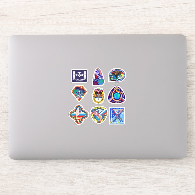 Pegatina Expedición de la Estación Espacial Internacional I (Ordenador)