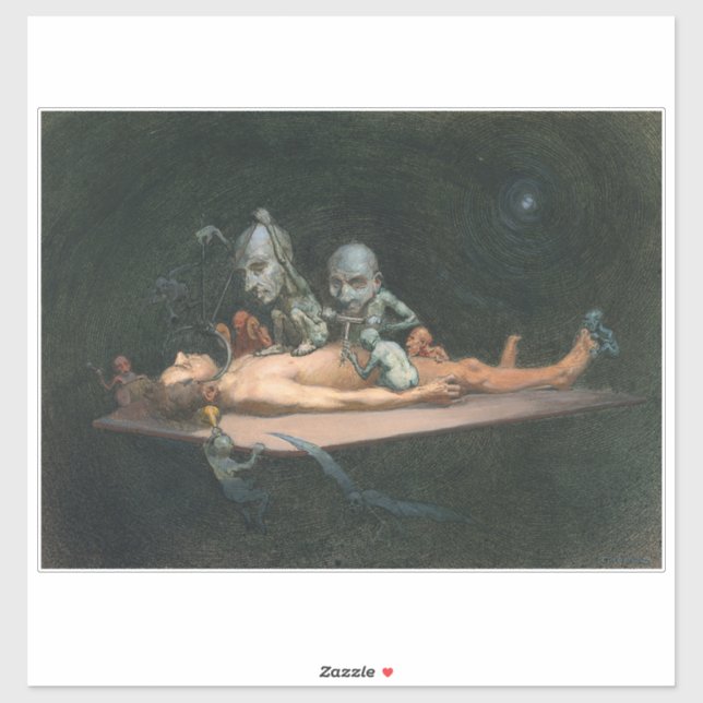 Pegatina Experiencia cercana a la muerte viendo malvados es (Hoja)