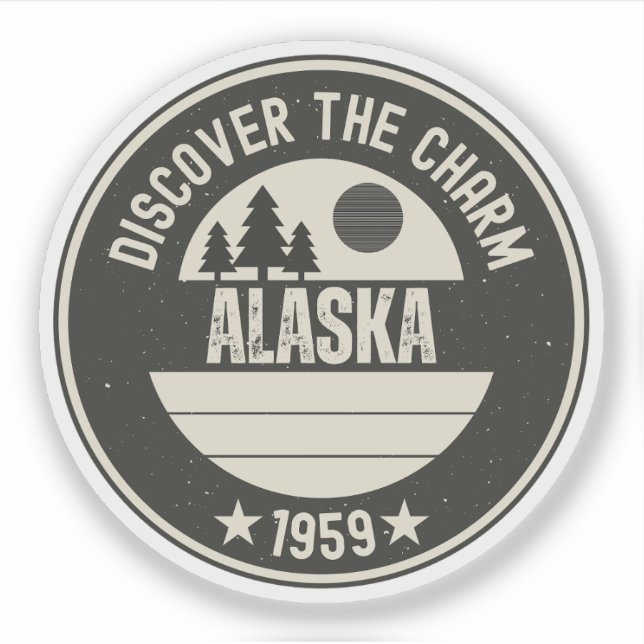 Pegatina Explora Alaska- Diseños para cada enamorado (Anverso)