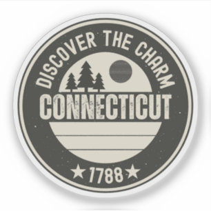 Pegatina Explora Connecticut: Diseños para cada enamorado