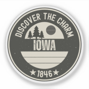 Pegatina Explora Iowa: Diseños para cada enamorado