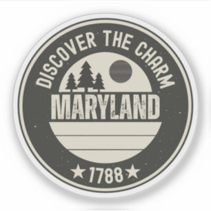 Pegatina Explora Maryland: Diseños para cada enamorado