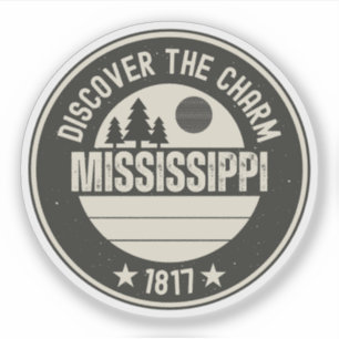 Pegatina Explora Mississippi: Diseños para cada enamorado