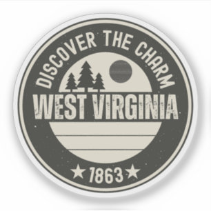 Pegatina Explora Virginia Occidental: Diseños para cada ena