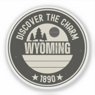 Pegatina Explora Wyoming: Diseños para cada enamorado