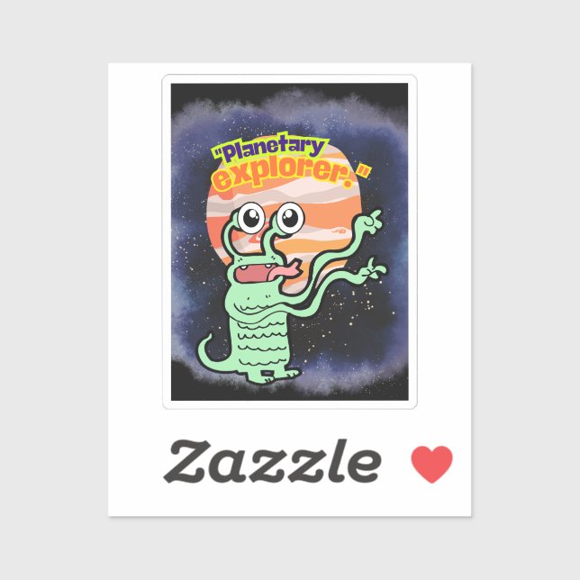 PEGATINA EXPLORADOR PLANETARIO (Hoja)