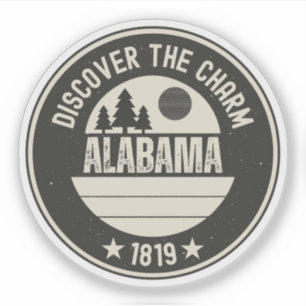 Pegatina Explorar Alabama - Diseños para cada amante