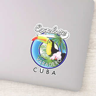 Pegatina Explorar el logo de viaje de Varadero Cuba