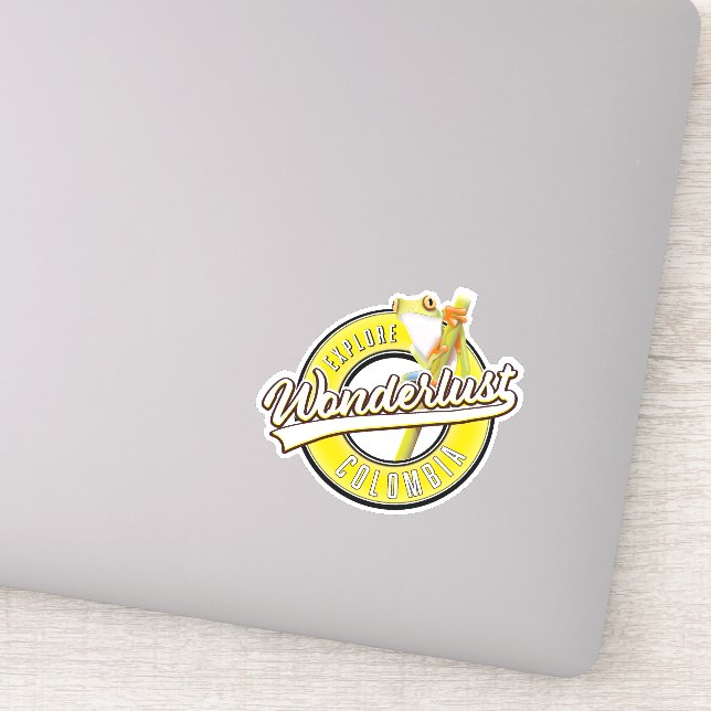 Pegatina explorar la maravilla de Colombia (Detalle)