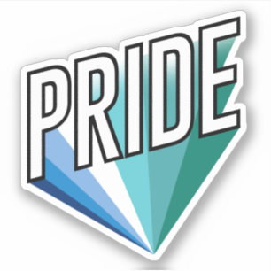 Pegatina Explosión del Orgullo Gay Masculino