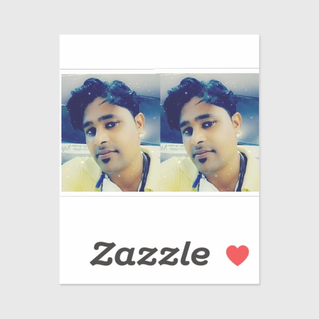 Pegatina "Expresión de Moda: descubre tu estilo a la moda (Hoja)