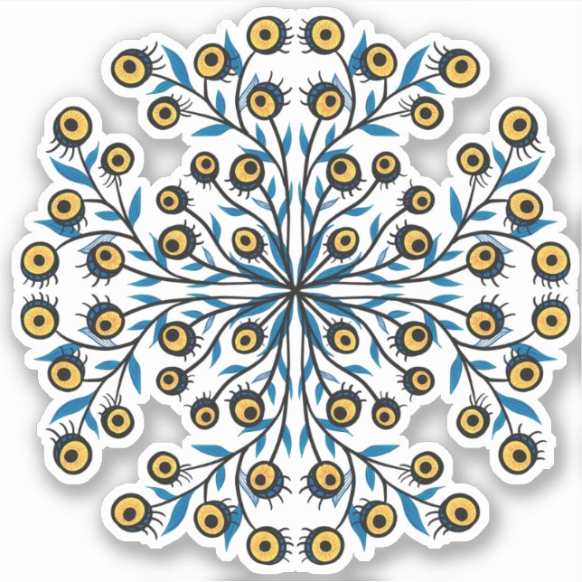 Pegatina Extraña Creatividad De Horror Gótico Fantasía Arte (Anverso)