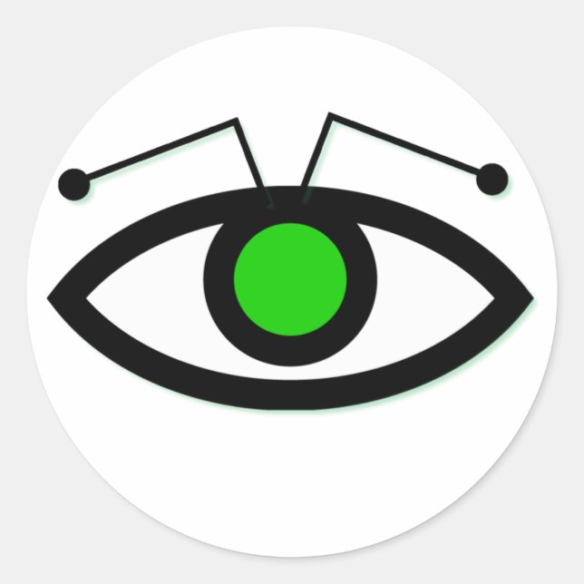 Pegatina extranjero del ojo (Anverso)