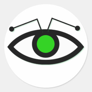 Pegatina extranjero del ojo
