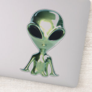 Pegatina Extraterrestrials Alien Metallic