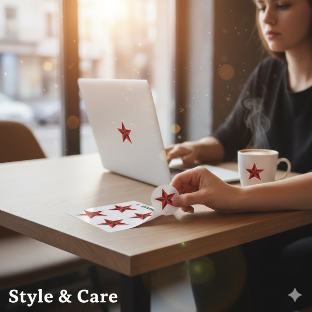 Pegatina Eye Catching Star Mark Sticker Set in Four Sheet P (Eye Catching Star Mark Sticker Set in Four Sheet Pack)