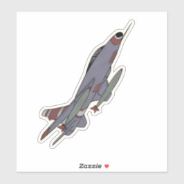 Pegatina F-100 Super Saber, aviones de combate