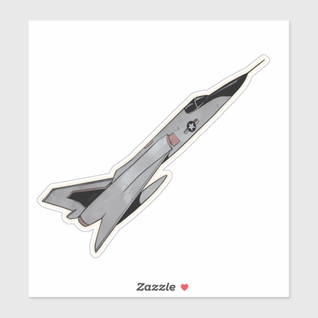 Pegatina F-106 Delta Dart, Aeronaves Interceptor (Hoja)