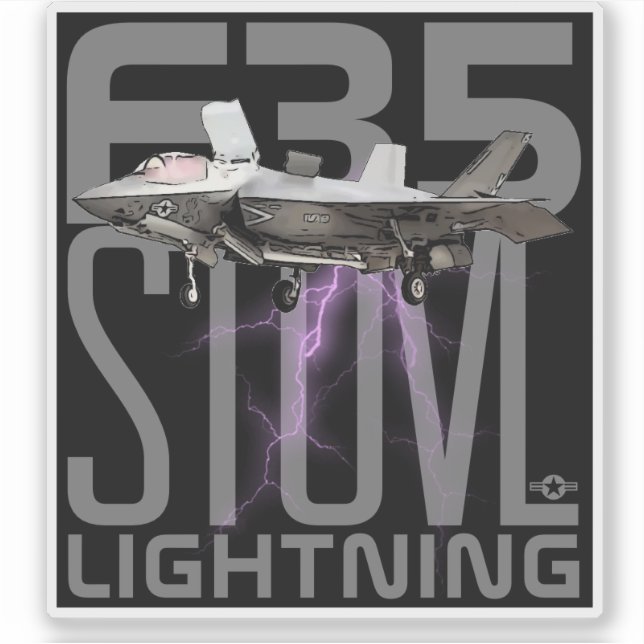 Pegatina  F-35 Lightning II (Anverso)