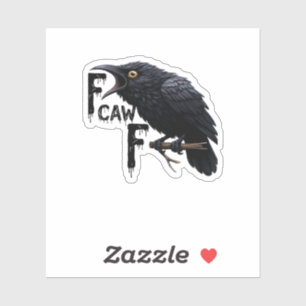 Pegatina F Caw F Retro Clásico