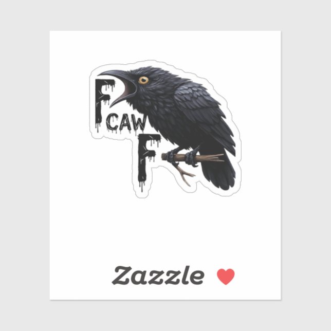 Pegatina F Caw F Retro Classic (Hoja)