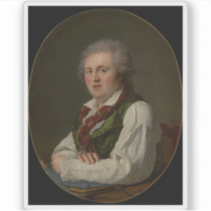 Pegatina F.X. Fabre: Retrato de Laurent-Nicolas de Joubert