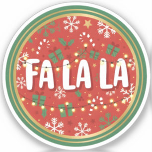 Pegatina Fa La La