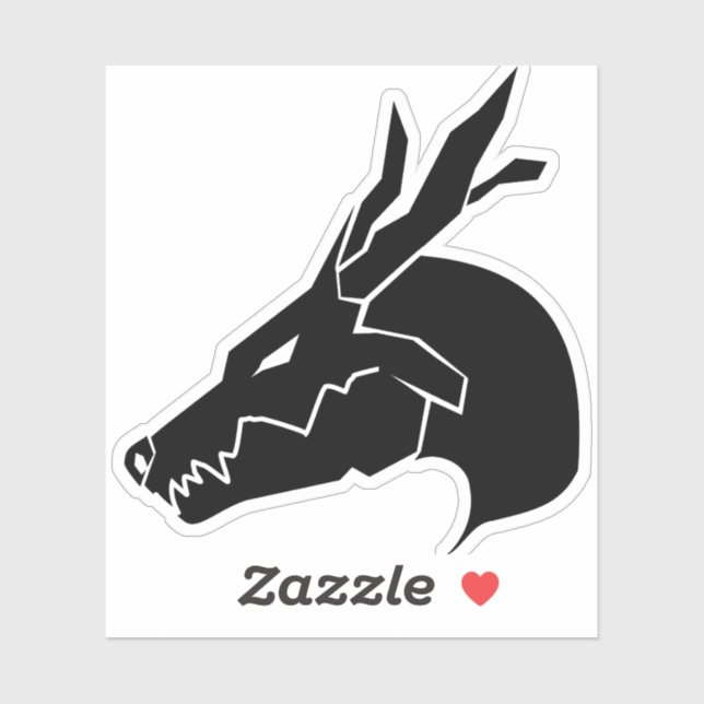 Pegatina Facción del dragón (Hoja)