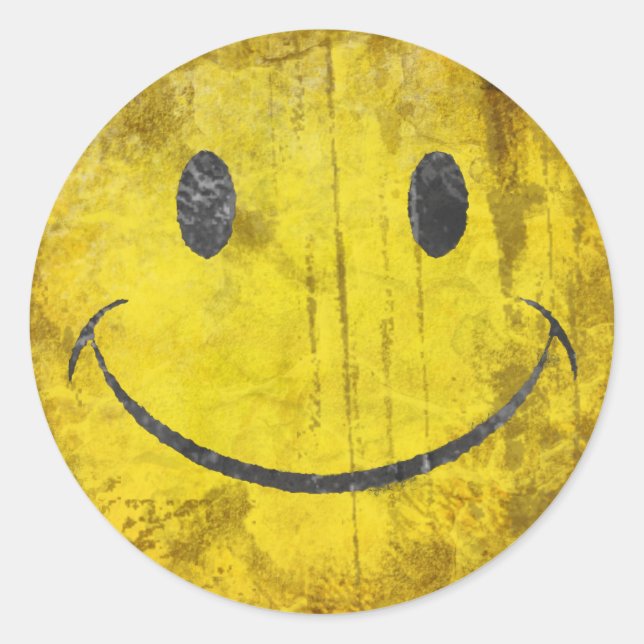 Pegatina facial con problemas (Anverso)