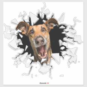 Pegatina facial de perro Fanny