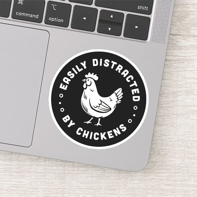 Pegatina Fácilmente distraídos por las citas de la vida de  (Detalle)