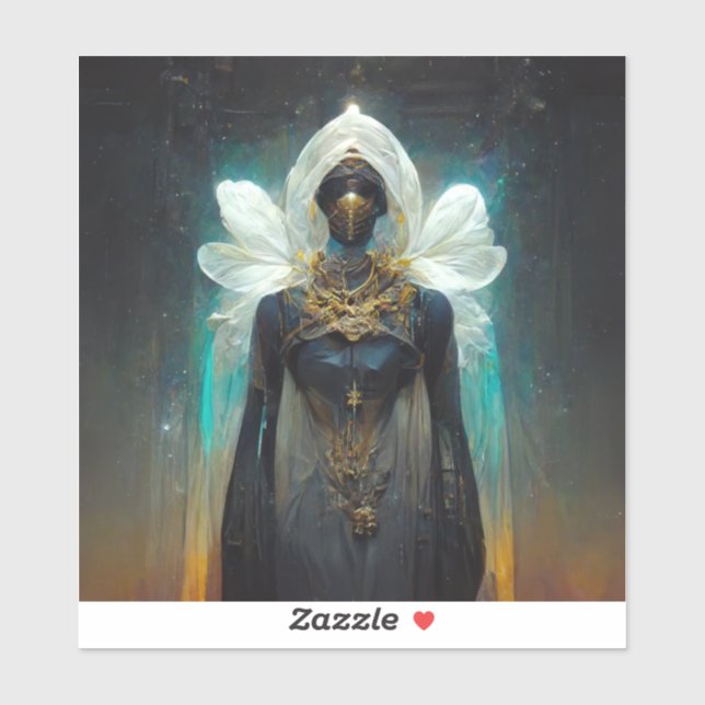 Pegatina Fae Guardian Fantasy (Hoja)