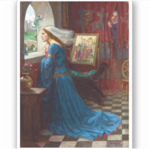 Pegatina Fair Rosamund c. 1916 por John William Waterhouse