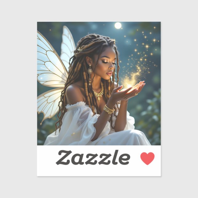 Pegatina Fairy and Gold Dust (Hoja)