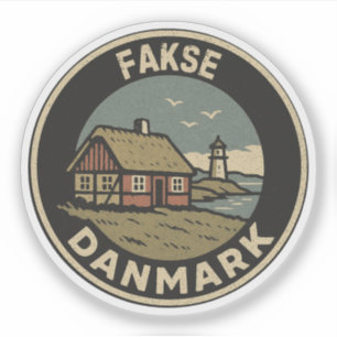 Pegatina Fakse, Dinamarca Danmark