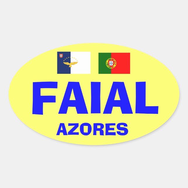 Pegatina Falal* Oval al estilo euro (Anverso)