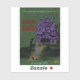 Pegatina Falcn halloween 2020 La mansión del reloj