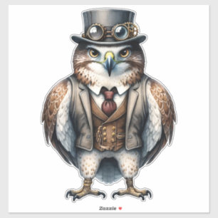 Pegatina Falcon Steampunk