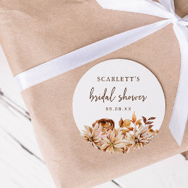 Pegatina Fall Bridal Shower