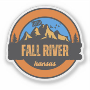 Pegatina Fall River, Kansas