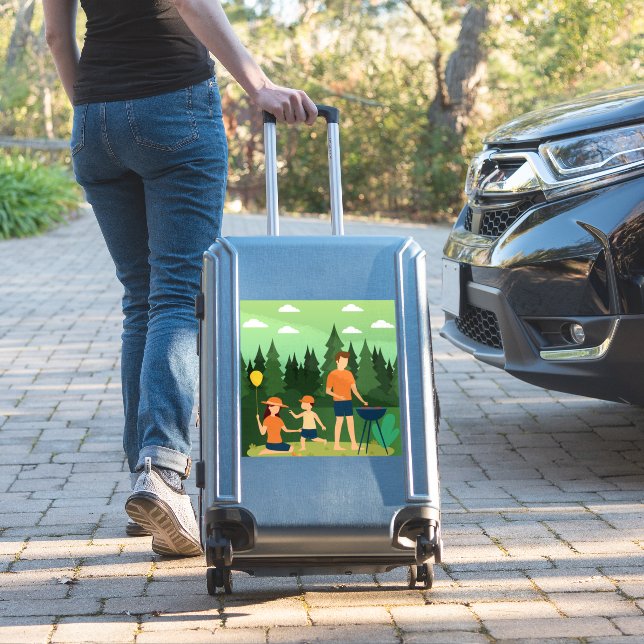 PEGATINA FAMILIA PICNIC (Maleta Insitu)