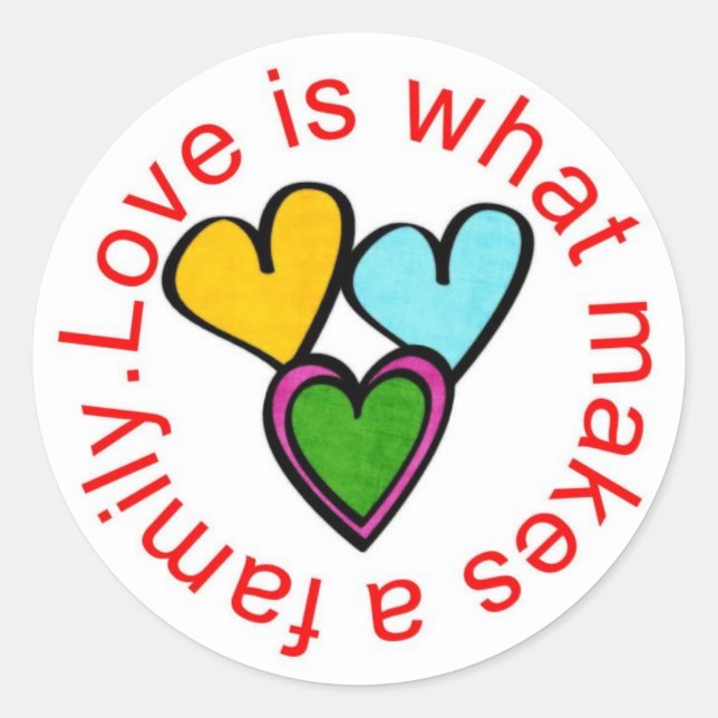 pegatina familiar (Anverso)