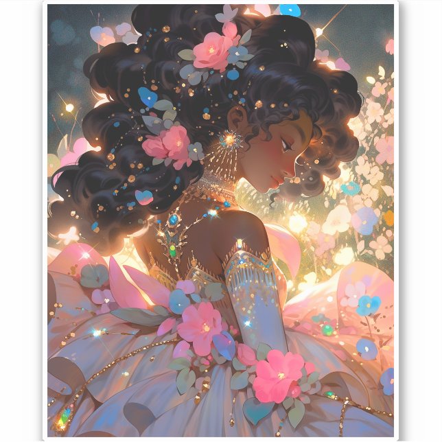 Pegatina Fantasía: arte afroamericano (Anverso)