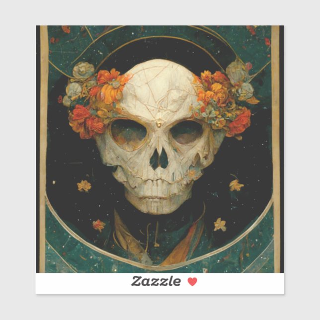 Pegatina Fantasía de bloqueo nocturno (Hoja)