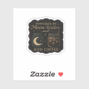 Pegatina Fantasía de Whimsigoa - Bosques místicos, lunas y 