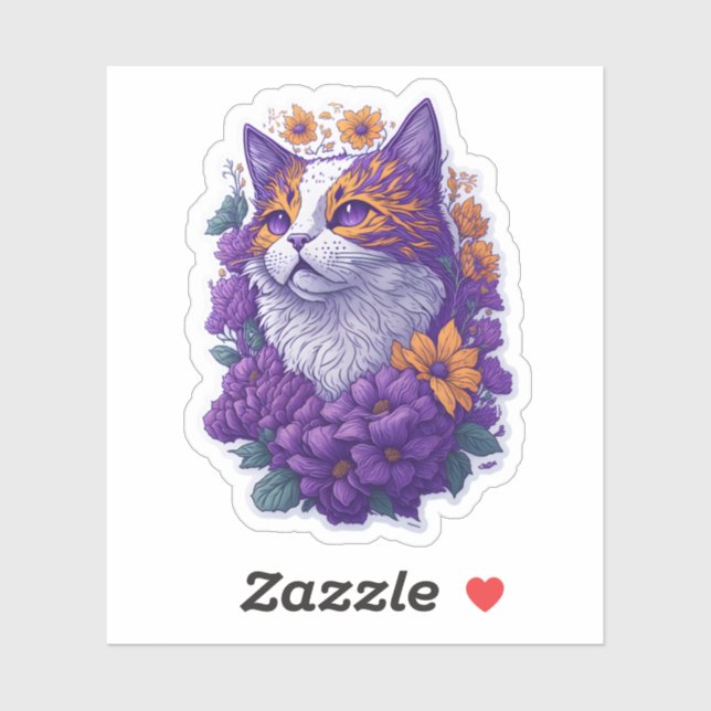 Pegatina Fantasía Furry Friends: Studio Ghibli Style (Hoja)