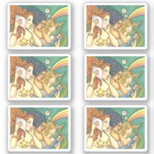 PEGATINA FANTASÍA MERMAID HERMANDAD COMPARTIR WISDOMS SECRE