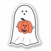 Fantasma con Jack-o-Lantern