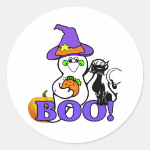 Pegatina fantasma de Halloween