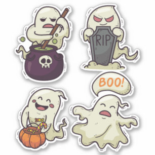Pegatina Fantasma de Halloween